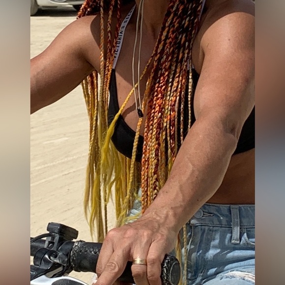 Rastafari 100% kanekalon packs extension hair orange/ yellow, sweet red, black - Picture 7 of 8